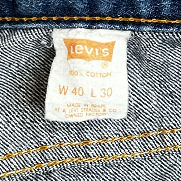 Levi’s vintage 505 orange tab jeans size 40 X 30 - Picture 8 of 14